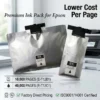 Enlite T12B120-AL T12C120-AL Compatible Black Ink Pack T12C T12B for Monochrome Printing WorkForce Pro WF-M5899 M5399 MFP