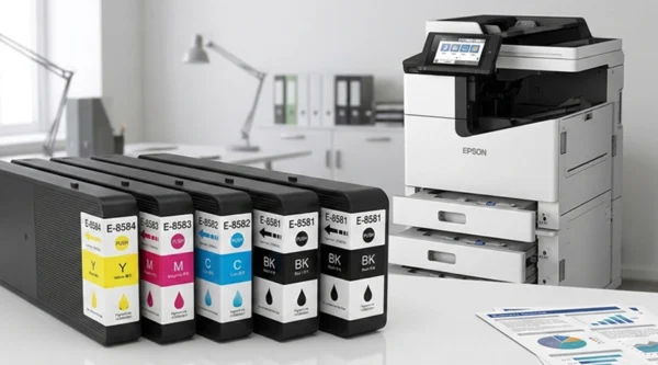 For Epson Workforce Enterprise Wf C20590 Wf C20590 D4twf Printer Wide Format T858 T8581 T8582 T8583 T8584 C13t858100