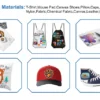 APPLICABLE-MATERIALS.3 Premium DTF Ink Set Brilliant Colors & Ultra Soft Feel