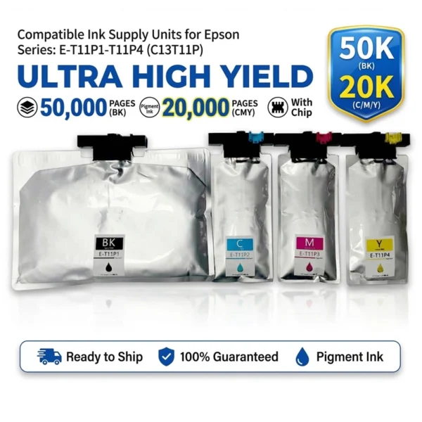 C13T11P140 Extra High-capacity Ink Packs T11P1 T11P2 T11P3 T11P4 for WorkForce Pro EM-C800RDWF EP-C800RDW Printer