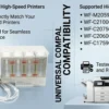 Ciss Ink Cartridge Without Chip Ciss Continua Ink Supply System for epson Enterprise C20600 C20590 C21000 C20750 M21000 Printer