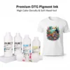 Premium DTG Pigment Ink High Color Density & SOft Hand Feel