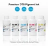 Premium DTG Pigment Ink High Color Density & SOft Hand Feel