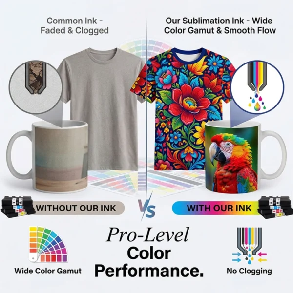 Enlite Sublimation Ink SG500 SG1000 Sublimation Ink Cartridge With Upgraded Chip for Sawgrass Virtuoso SG500 SG1000 Printers