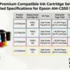 Enlite for Epson T08Q1 T08Q2 T08Q3 T08Q4 Business Printing Cartridges C13T08Q140 for WorkForce Enterprise AM C550 Series