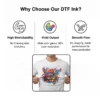 Premium DTF Ink Set Brilliant Colors & Ultra Soft Feel