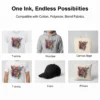 Premium DTF Ink Set Brilliant Colors & Ultra Soft Feel
