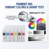 Enlite 700ml Compatible for Epson T50M Series Pigment Ink Cartridge with Chip for SureColor SC-T3700D T5700D T7700D