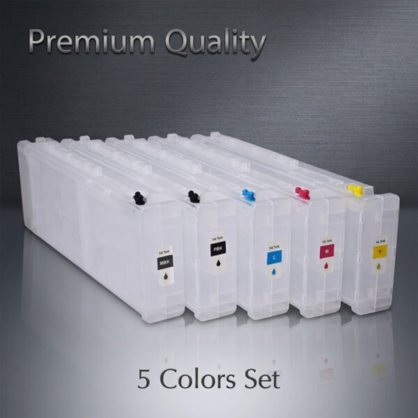 Enlite 700ml T7081 Series Refillable Ink Cartridge (Empty / Without Chip) for Epson SureColor SC-T7280 T5280 T3280 S40680 S60680 S80680 P8580D P6580D T3700 T5700 T7700