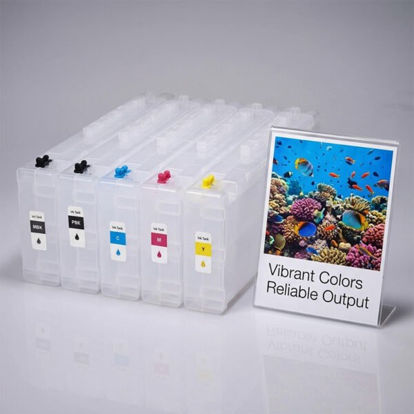 Enlite 700ml T7081 Series Refillable Ink Cartridge (Empty / Without Chip) for Epson SureColor SC-T7280 T5280 T3280 S40680 S60680 S80680 P8580D P6580D T3700 T5700 T7700