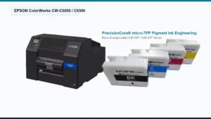 Epson ColorWorks CW-C6000 CW-C6500 Industrial Label Printer Pigment Ink and Printhead Engineering Guide by Enlite