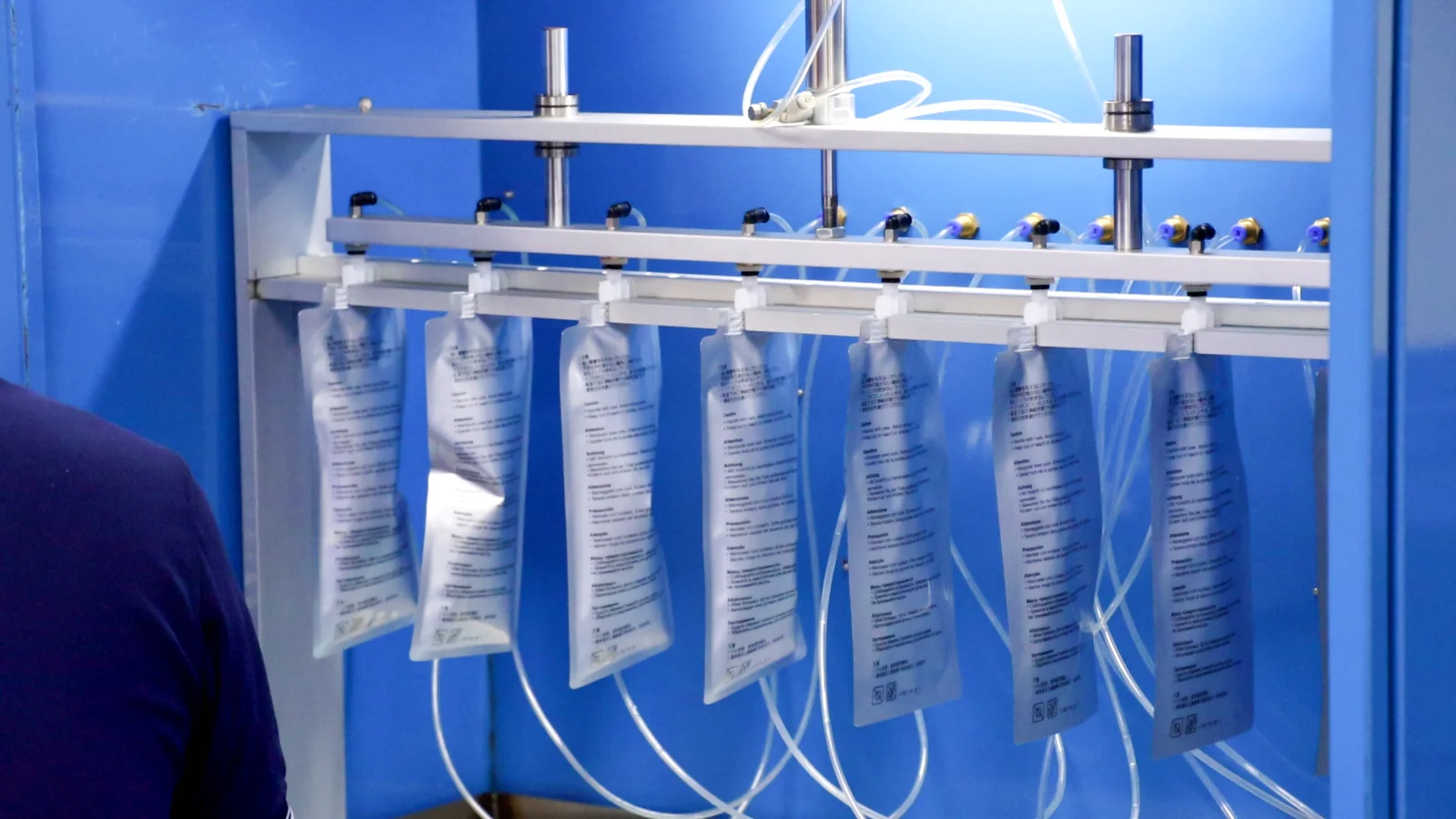 Zhuhai Enlite automated cleanroom production line for Epson RIPS compatible ink bags T13L T11P T05A T858
