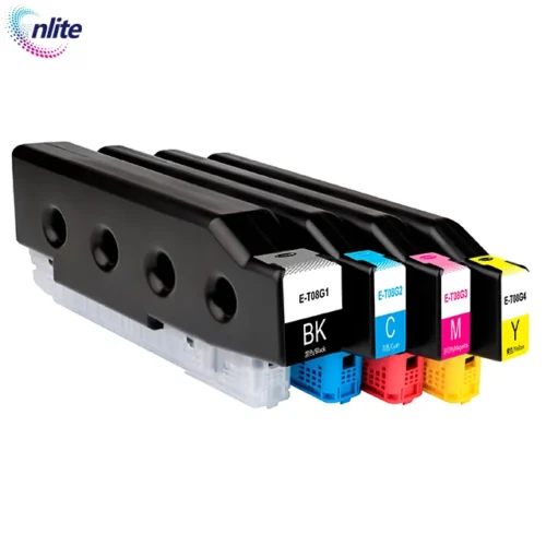 Epson T08G Compatible Pigment Ink Cartridge 4-Color Set Enlite Epson T08G C13T08G100 C13T08G200 C13T08G300 C13T08G400 compatible pigment ink cartridges by Enlite